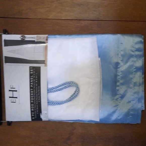 6 PC Rod Pocket Panel Set NWT - Picture 1 of 5